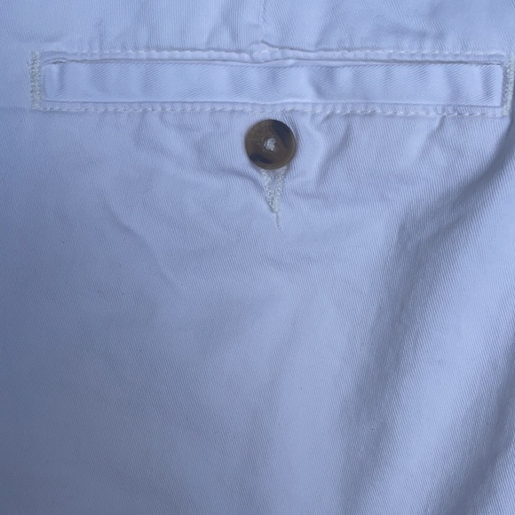 SADDLEBRED Mens 7 Inch White Twill Shorts NEW 40 - Picture 8 of 9